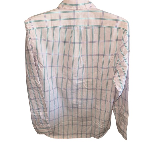 J. Crew Men’s Size Medium Pastel Light Pink Preppy Dress Shirt Long Button Up - Picture 2 of 6
